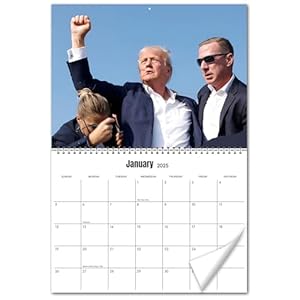 Trump Calendar 2025 Calender Monthly Wall Calender 12 Month Wall Planners,Donald Trump Gifts,MAGA Calendar-Make America Great Again