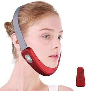 DoubleChin Reducer, Electric V-Face Shaping Massager, Slimming Vibration, Intelligent Face-Lifting Instrument for Tightening Skin, Double Chin Firm Lift Up