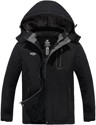 Wantdo Men's Winter Hooded Jacket