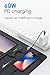 LENTION Surface Pro 7 USB C Hub,6-in-1 Surface Pro 7 USB C Dock with 4K@60Hz HDMI Display, SD and Micro SD Dual Card Reader, 2 USB 3.0 Port, PD 60W Type C Charging Port (CS34,Black)
