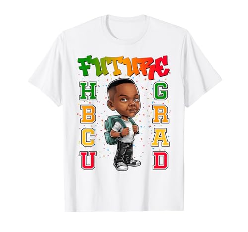 Future HBCU Grad Kid History Black Boy Graduation pour garçons et enfants T-Shirt