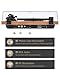 SeeYing Turntable Vinyl Record Player Support Bluetooth Output Phono/Line Switch Pitch Control with Pre-Installed Counterweight & Magnetic Cartridge, Belt Drive 2 Speed