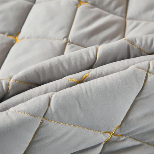 Protector de colchón impermeable 90x20 con cremallera ajustable gris 7