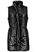 Produktbild Sublevel Lange Damen Steppweste tailliert mit Stehkragen Black S
