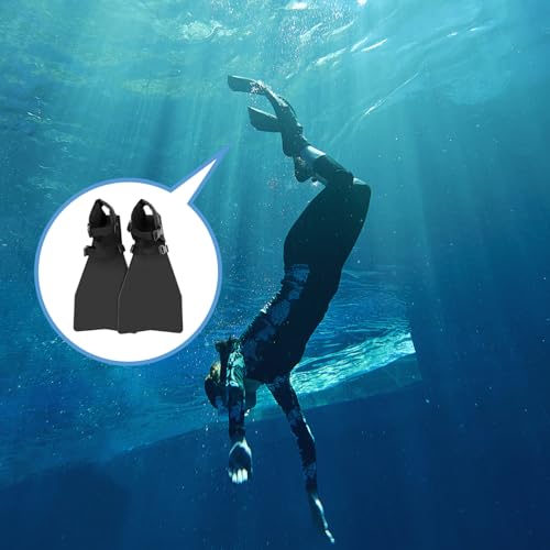 Palmes natation avec boucle réglable résistante pour la plongée - 3
