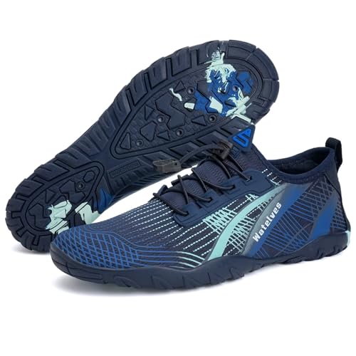 Image of WateLves Water Shoes Mens Womens Beach Swim Shoes Quick-Dry Aqua Socks Pool Shoes for Surf Yoga Water Aerobics