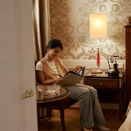 Lámpara de pared de papel beige Abaodam E14 de estilo nórdico 6