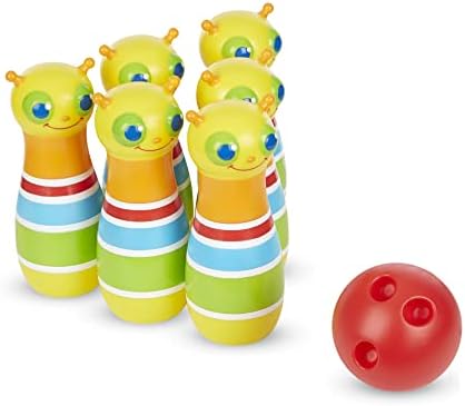 Melissa & Doug Sunny Patch Giddy Buggy Bowling Action Game - 6 Bug Pins, 1 Plastic Ball