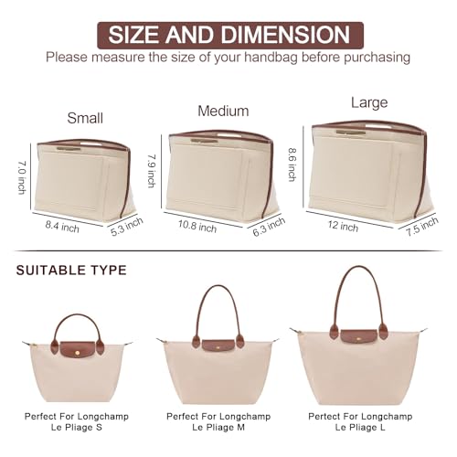 DOIAPUOS Felt Purse Organizer Insert