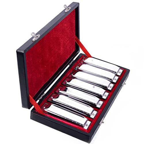 Harmonica 10 trous 20 ensembles d’Harmonica Blues 7 touches ensemble de tonalité de harpe cadeau de fête ensemble de… - Les Beatles, Paul McCartney, John Lennon, RIngo Starr, George Harrison Harmonica 10 trous 20 ensembles d'Harmonica Blues 7 touches ensemble de tonalité de harpe cadeau de fête ensemble de…