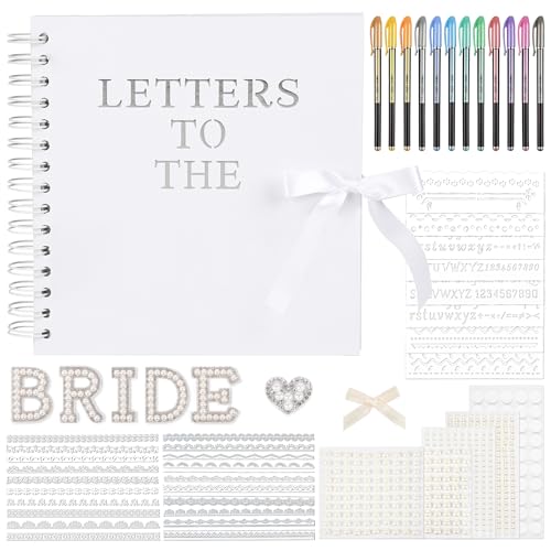 8x8 Inch Letters To The Bride Scrapbook Wedding Memory Book