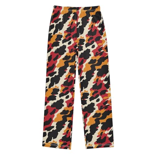 Boys' Pants Ombre Animal Skin Long Bottoms Jogger Pants Elastic Waist Trousers with Pockets S-XL