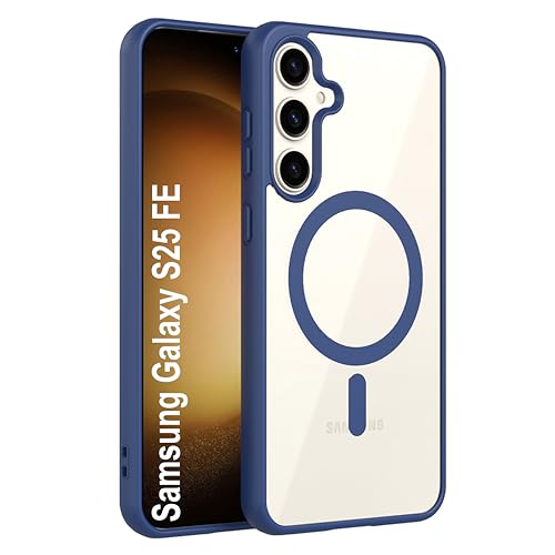 Image of Zapcase Back Case Cover for Samsung Galaxy S25 FE | Compatible for Samsung Galaxy S25 FE Back Cover | Scratch-Resistant Back Cover | Navy Blue