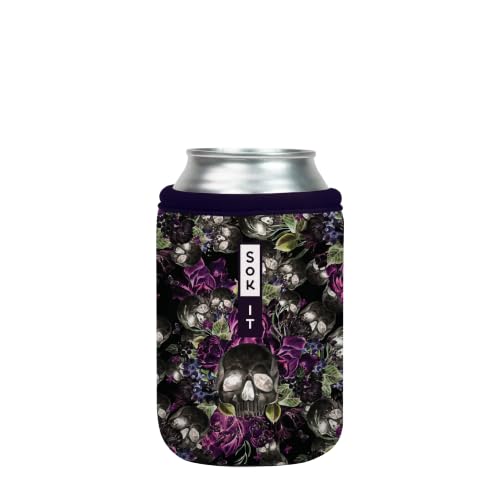 Sok It CanSok Sleeve for Beer & Soda Insulated Neoprene Cover (After Dark, 12oz Can Sleeve)