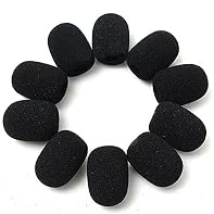 🎤【Microphone Cover Set 】10 pieces foam mic cover, 32 * 22 * 8mm, caliber suitable for most standard handheld microphone, not for headset mic. 🎤【Noise Reduction】: The microphone covers foam can effectively block most wind, and unwanted noises caused b...