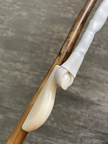 Landtom Erhu Bow, Chinese Violin Bow (Professional Mottled bamboo) - Thumbnail 3