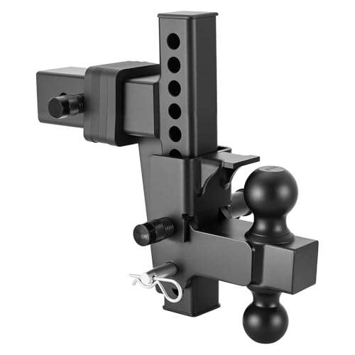 VEVOR Adjustable Trailer Hitch, Fit 2.5 Inch Receiver, Trail