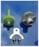 GM TURBO 700R4 350 TH350 4L60 AUTOMATIC TRANSMISSION SPEEDOMETER KIT 45 OLIVE DRIVEN GEAR HOUSING CLAMP & BOLTS