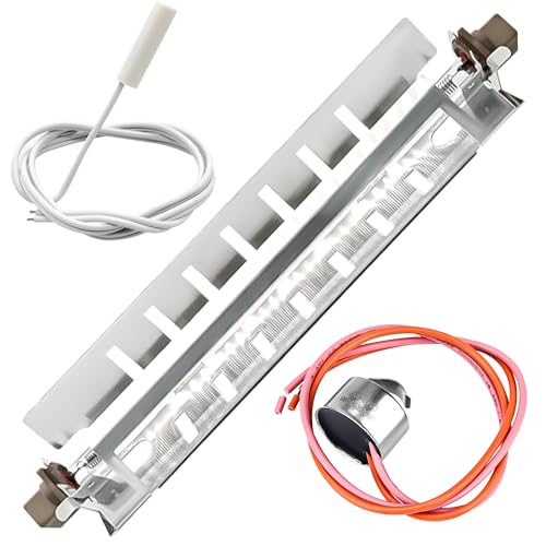 Refrigeradores, Home Improvement WR51X10055 Refrigerator Defrost Heater Kit,WR55X10025 Temperature Sensor,WR50X10068 High Limit Thermostat Fit for G-E By Romalon