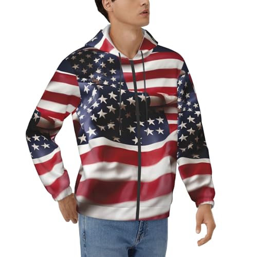 Sweat à capuche pompier américain pour homme pull automne hiver