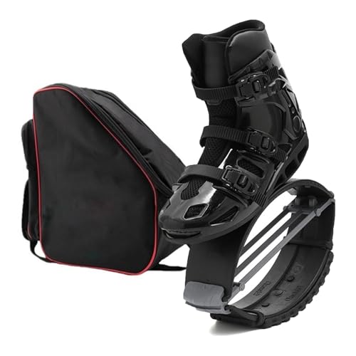 CYHTYM Jumps Botas Zapatos Zapatos de Rebote para Adultos y Adolescentes/Botas de Entrenamiento físico Moon Boots, con Mochila de Almacenamiento(Large)