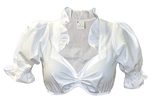 Alpin-Trachten Dirndlbluse Stehkragen Jenny Weiß (54) Cover