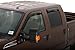 Auto Ventshade [AVS] Outside Mount Rain Guards For 1999 - 2016 Ford F-250/F-350 Super Duty, SUPERCAB ONLY | Window Vent Visors, 4 pcs. - Smoke | 94522