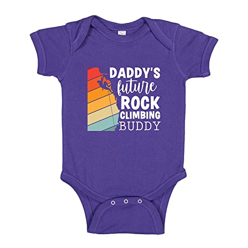 Daddy's Future Rock Climbing Buddy Baby Bodysuit One Piece or Toddler T-Shirt Rock Climber Dad Gift