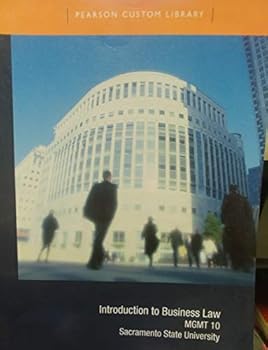Paperback Introduction To Bsiness Law Book