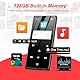 SWOFY 128GB MP3-Player mit Bluetooth 5.3 und einem 1.8-Zoll-Screen, HiFi-Musik, Kinder-MP3-Player mit Lautsprecher, FM-Radio, E-Book-Funktion, Aufnahmefunktion (schwarz)