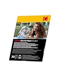 Kodak Kunstdruckpapier, A4, 20 Blatt, Inkjet-Glanz-Fotopapier, professionelles...