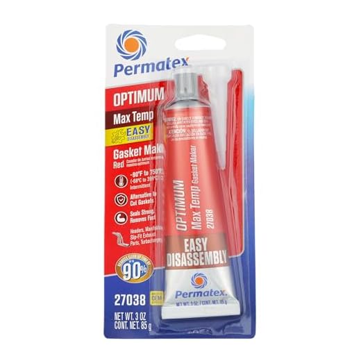 Permatex 27038 Optimum Red High Temperature Gasket Maker 3.35 oz