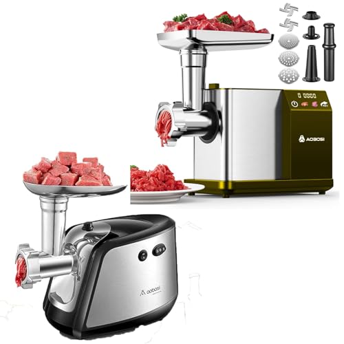 AAOBOSI Electric Meat Grinder 【2000W Max 】Heavy Duty...