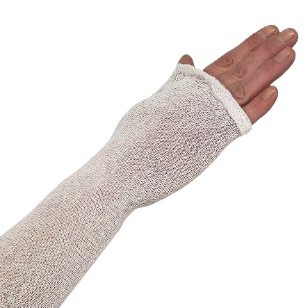 20 mètres de jersey tubulaire médical Bastos Portugal – 67% coton / 33% viscose – Maillage tubulaire sans couture – Élastique et confortable (Non étirée 20m x 12 cm)