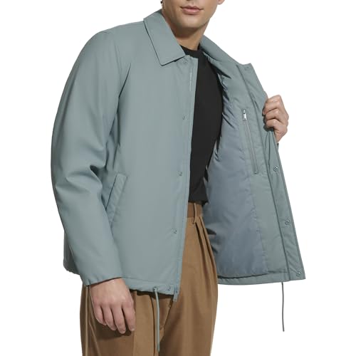 DKNY Men's Lightweight Water-Resistant Utility Jacket3