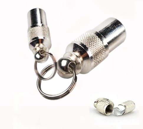 Anti-Lost Dog Pet ID Tags Address Label Barrel Tube.