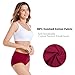 COSOMALL Women's High Waisted Cotton Underwear Ladies Soft Full Briefs Panties Multipack (S, Assorted)