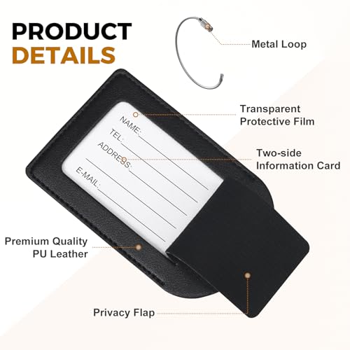 Gloppie Initial Luggage Tags T...