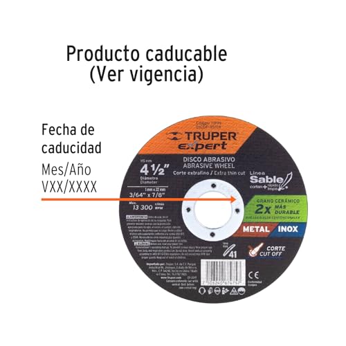 Disco de corte para metal 4 1 2 4 Imagen adicional