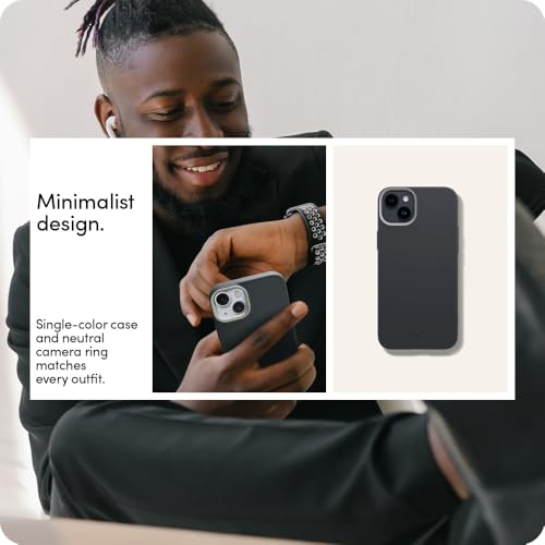 Image of Spigen Cyrill UltraColor Mag | iPhone 14 Case | Black Dark Grey iPhone 14 Back Cover | TPU+Poly Carbonate - Dusk