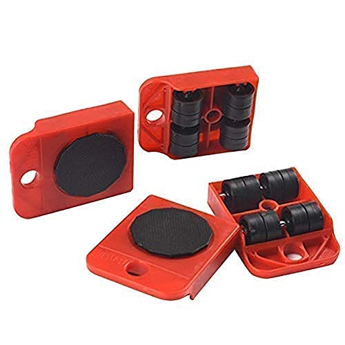 Image of Concepta Heavy Furniture Mover Lifter Shifting Tool Set, Furniture Move Roller Tools 360 Degree Rotatable Pads Furniture Moving Wheels Kit Redesign Your Living Space