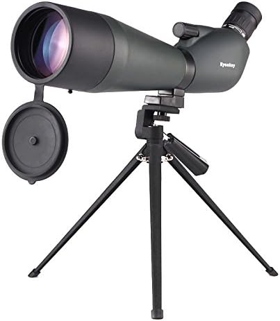 Optics HD 20-60X80 Bird Watching Waterproof Spotting Scope, Zoom Monocular Telescope - With Handheld Tripod - with Camera Photography Adapter,- Wideview ,Waterproof, Fogproof.Army Green