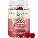 Extra Strength Keto ACV Gummies - Vegan Keto Apple Cider Vinegar Gummies Sugar Free and Delicious for Slimming Cleanse and Detox Goals - Non GMO Apple Cider Vinegar with The Mother (2 Months)