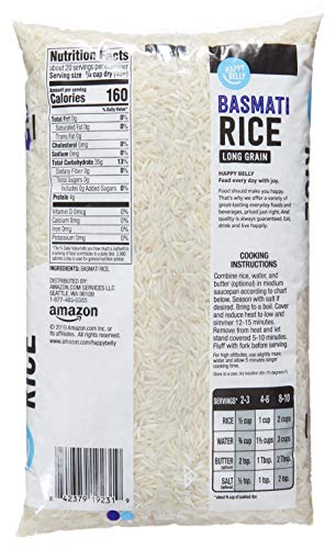 Happy Belly Basmati Rice 2Lb #TOP1