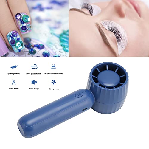 Explore Mini Ventilador de Cílios Manobra Portátil para Secar Cílios Pós-Enxerto funciona como secad