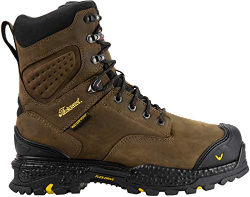 Thorogood Infinity FD Series 8” Waterproof Composite Toe Work Boots for Men with Full-Grain Leather, 400g Insulation, and Slip-Resistant Outsole; EH Rated2