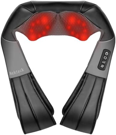The Muscle Benefits of Massage: Unlocking Your Body’s Potential 22 Nekteck Back Neck and Shoulder Massager with Heat, Deep Tissue 3D...