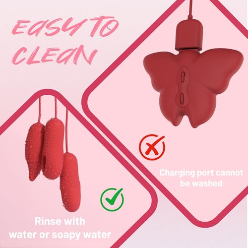 Vibrating Nipple Clamps BDSM Toys for Women with G Spot Vibrator - Image 4