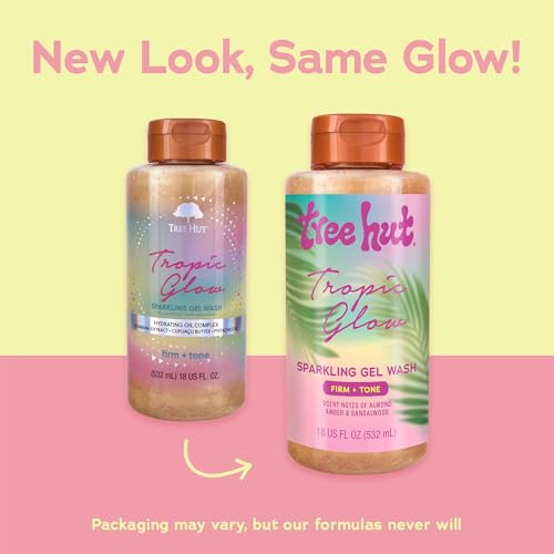 image for Tree Hut Tropic Glow Sparkling Gel Wash, Moisturizing & Hydrating Body