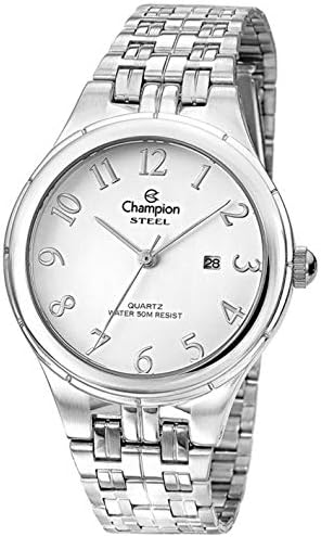 Relógio Champion Masculino Analógico Prata Steel CA21580Q | Amazon.com.br